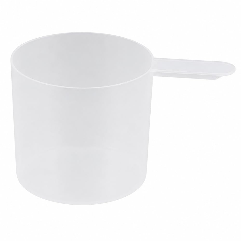 Supplement and Supply 3/4 Cup (6 Oz. | 177 mL) Short Handle Scoop for Coffee, Protein Powder, Pet Food, Spices, Grains and Dry Goods – Plastic Food-Grade, BPA-Free Measuring Cup (Pack of 5)