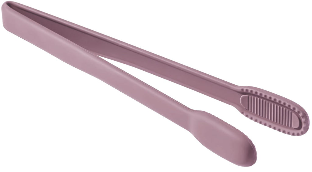Carrotez Silicone Kitchen Tongs, Non-Scratch Serving Tongs, Dark Pink
