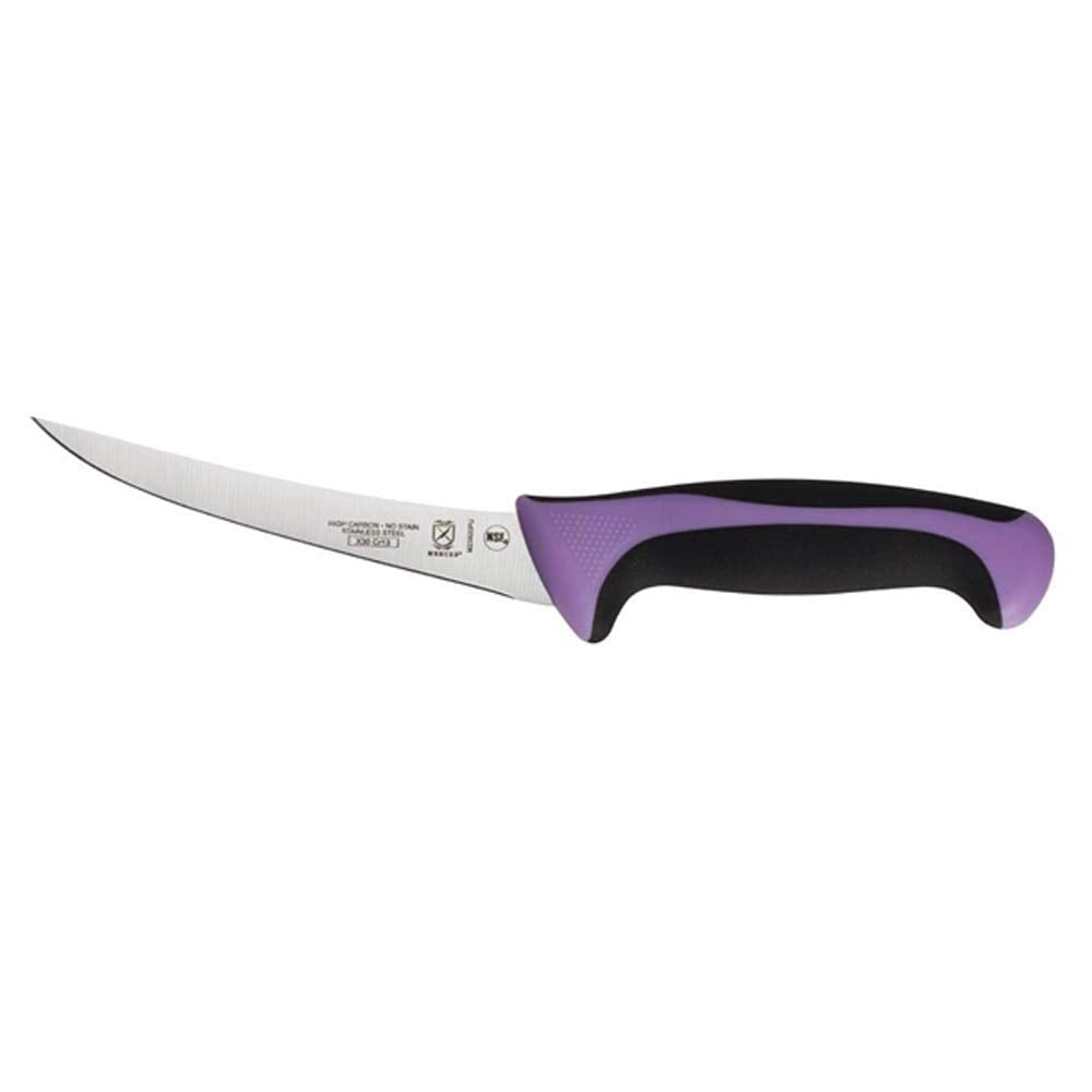 Mercer Culinary Millennia Colors 7-Inch Granton Edge Santoku Knife, Green