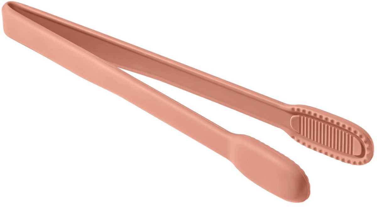 Carrotez Silicone Kitchen Tongs, Non-Scratch Serving Tongs, Dark Pink