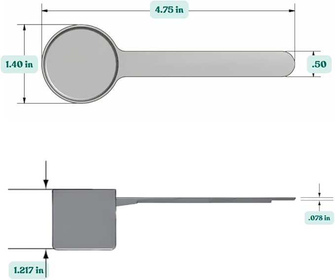 25 mL (5 Teaspoon) Long Handle Scoop for Measuring Coffee, Pet Food, Grains, Protein, Spices and Other Dry Goods (Pack of 100)
