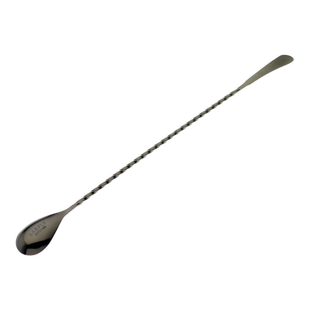 Barfly Bar Spoon, Standard 13 3/16" (33.5 Cm), Gun Metal Black