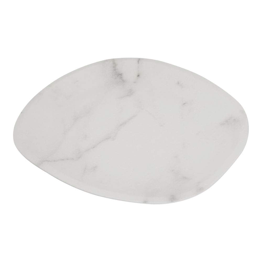Carlisle FoodService Products Ridge Reusable Plastic Bowl Soup Bowl for Home and Restaurant, Melamine, 8 Ounces, Cement, (Pack of 24)