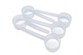 Supplement and Supply 8 Teaspoon (39 mL | 1.32 Oz.) Long Handle Plastic Measuring Scoop for Coffee, Protein Powder, Pet Food, Spices, Grains, Dry Goods – Food-Grade BPA-Free (Pack of 5)