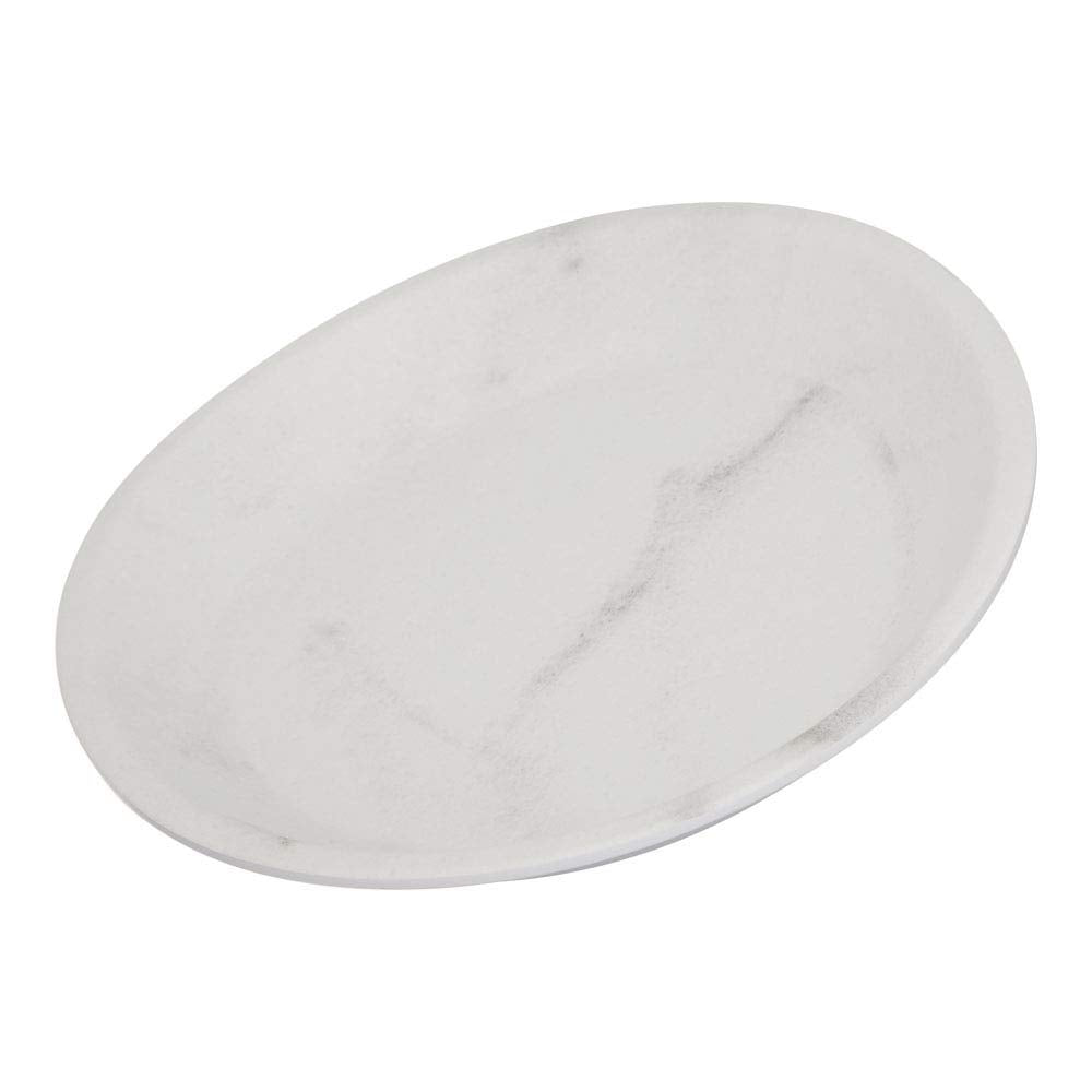 Carlisle FoodService Products Ridge Reusable Plastic Bowl Soup Bowl for Home and Restaurant, Melamine, 8 Ounces, Cement, (Pack of 24)