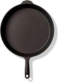 Field Company 13.37 Inch (Extra Large) Cast Iron Skillet – No.12, Perfect for 6-8 Servings, Lightweight & Smooth, Preseasoned with Organic Oil – Made in USA, Non-Toxic, Vintage Design