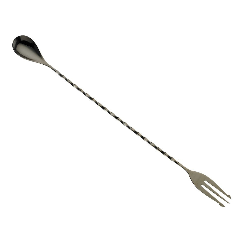 Barfly Bar Spoon, Standard 17 1/8" (43.5 Cm), Gun Metal Black