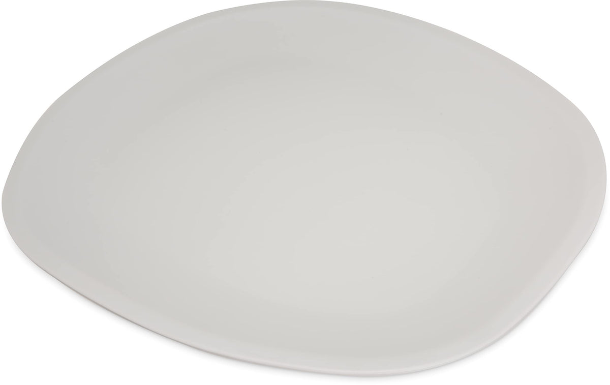 Carlisle FoodService Products Ridge Reusable Plastic Bowl Soup Bowl for Home and Restaurant, Melamine, 8 Ounces, Cement, (Pack of 24)