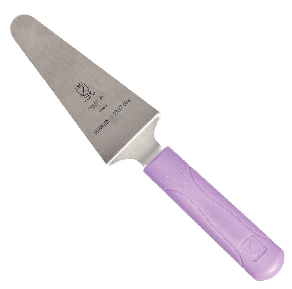 Mercer Culinary Millennia Mini Turner/Spatula, 2.5 Inch x 2.5 Inch Blade, Black Handle