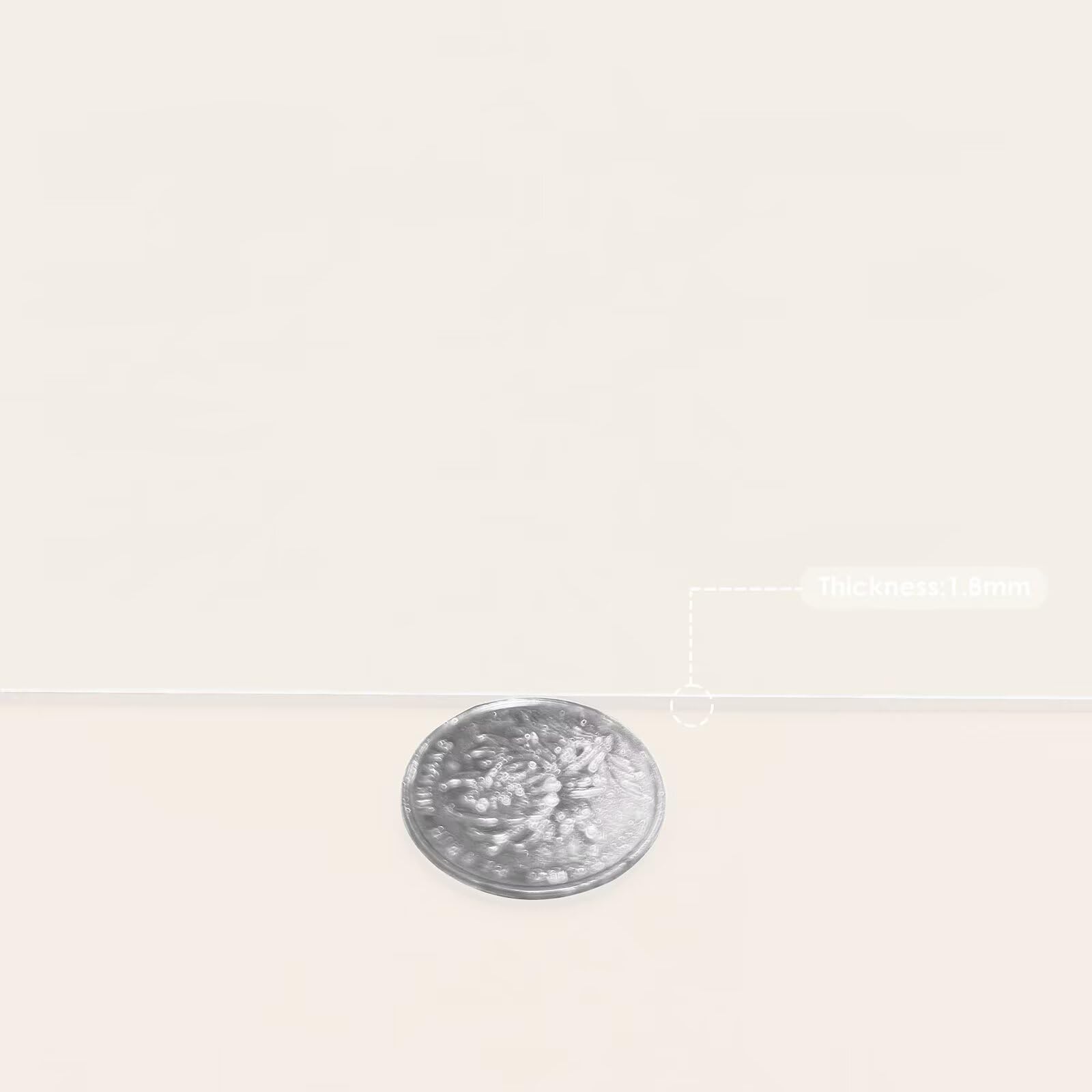 Zinkooat Leather Dresser Cover,1.8mm Thick,14x90 Inch,Dresser Protector Top,Dresser Top Protector,Dresser Cover Top,Dresser Top Cover,Dresser Cover Top for Bedroom.(White+White,14x90)