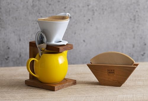 Zero Japan - Bee House Pour Over Coffee Dripper - Lead-Free & Cadmium-Free Ceramic Coffee Maker with Elegant Peek Hole, Drip Cone Brewer Coffee Gifts, Brewing Accessories - Jeans Blue, Standard Size