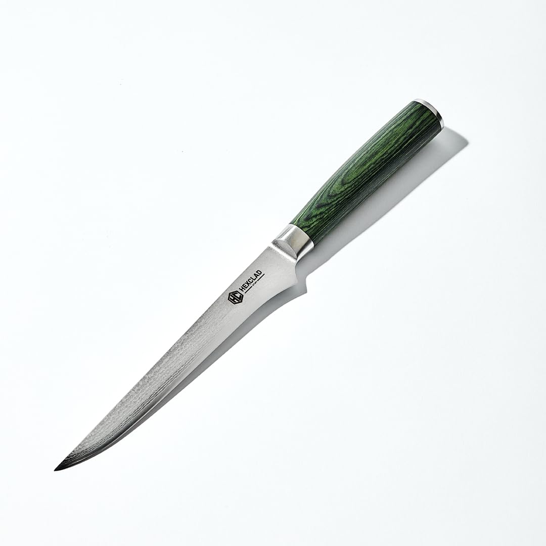 HexClad 5" Japanese Damascus Stainless Steel Utility Knife