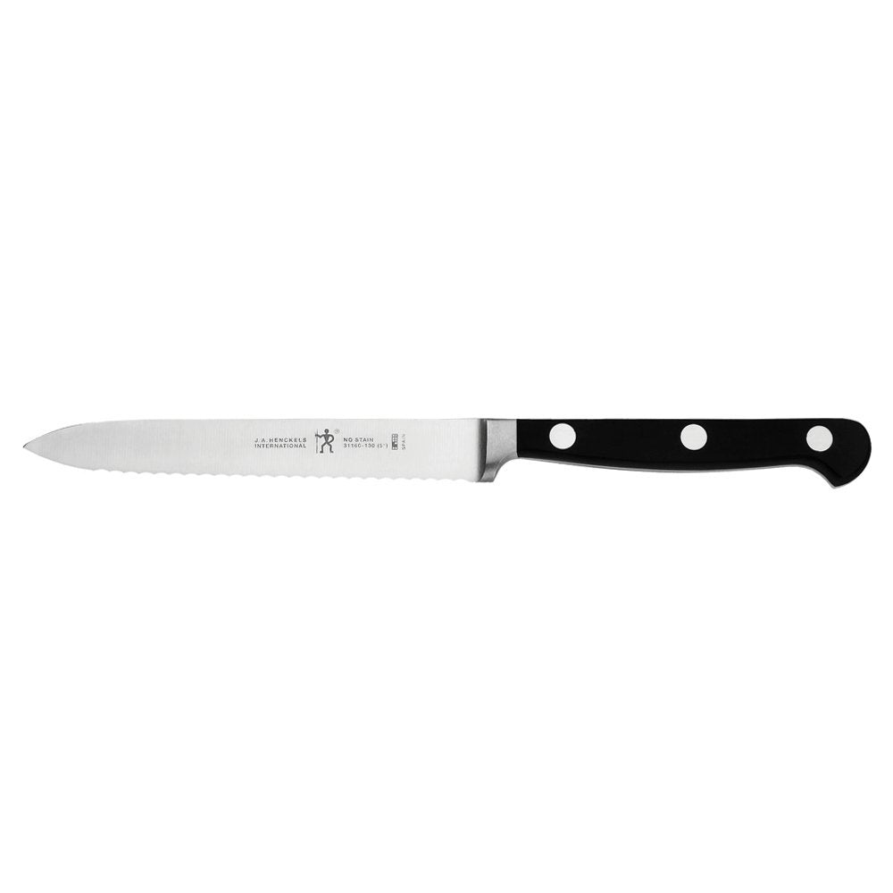 HENCKELS Classic Razor-Sharp 7-Piece Knife Set, Chef Knife, Bread Knife, German Engineered Informed by 100+ Years of Mastery