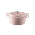 Vermicular Oven Pot 22cm (3.7qt), Enameled Cast Iron Pot - Pearl Pink