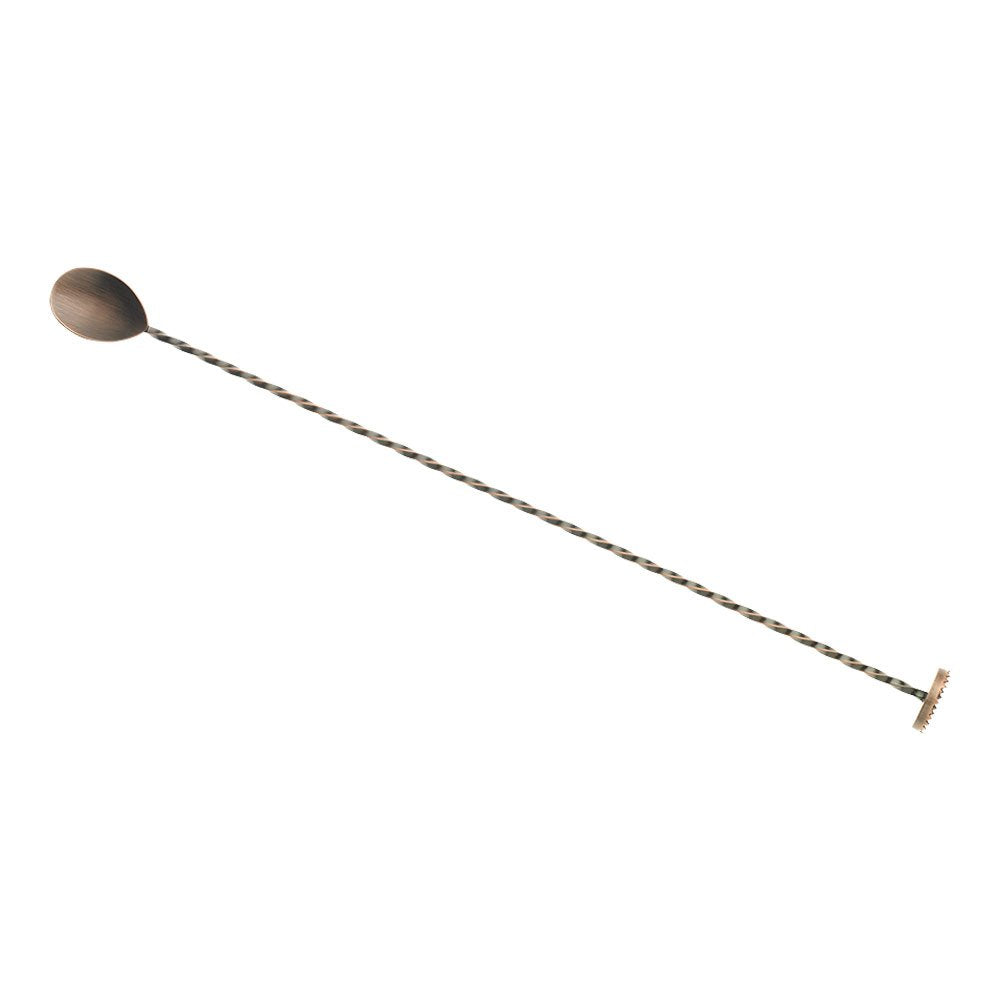 Barfly Bar Spoon, Standard 17 1/8" (43.5 Cm), Gun Metal Black