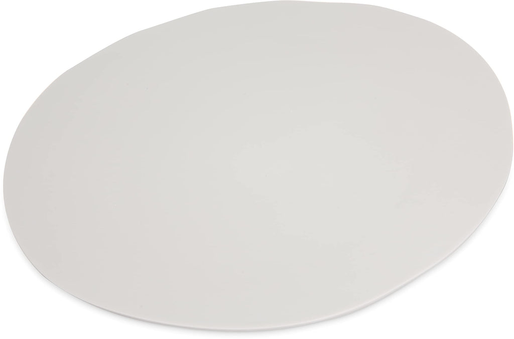 Carlisle FoodService Products Ridge Reusable Plastic Bowl Soup Bowl for Home and Restaurant, Melamine, 8 Ounces, Cement, (Pack of 24)