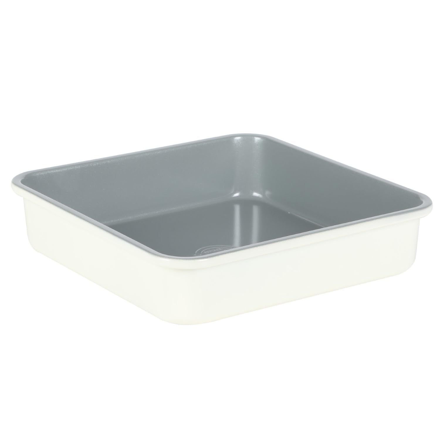 Sur La Table Kitchen Essentials Bake Sale 9 Inch PFOA, PFAS, PTFE Free Nonstick Rectangular Cake Pan - Linen White
