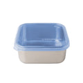 U-Konserve 30 oz Stainless Steel Bento Box Food Container Blue Silicone Lid