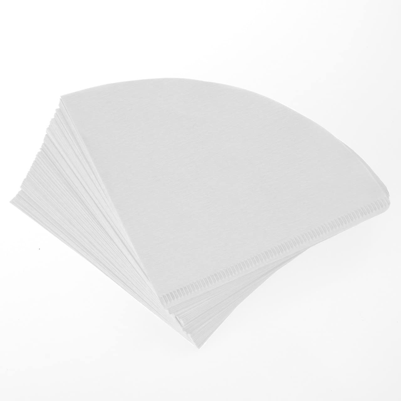 Bolio Premium Hemp White Paper Cone Coffee Filters - Peroxide Whitened - Compatible with V60 and All No.2 Size Pour Over Drippers - (Pack of 100)