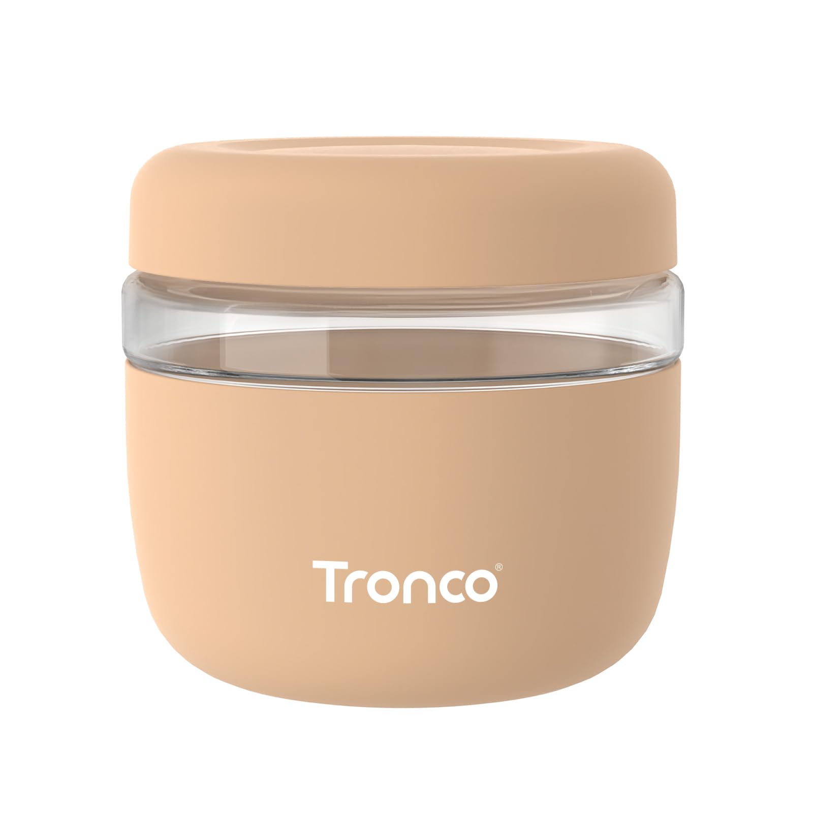 Tronco 24 oz Glass Food Storage & Lunch Bowl Containers with Airtight Lids