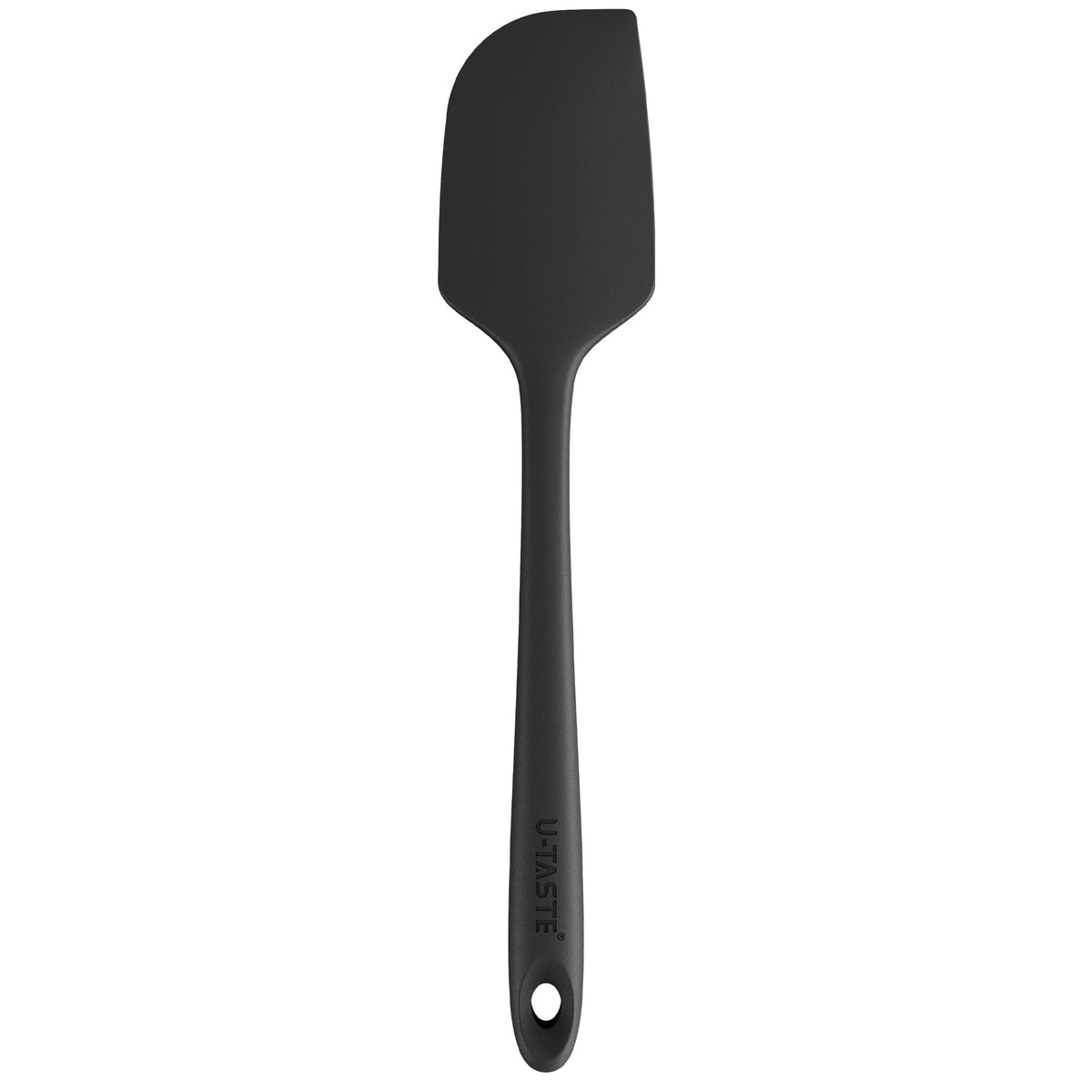U-Taste Silicone Spoon Spatula, 480°F High Temp Spoonula, 11.38", Black