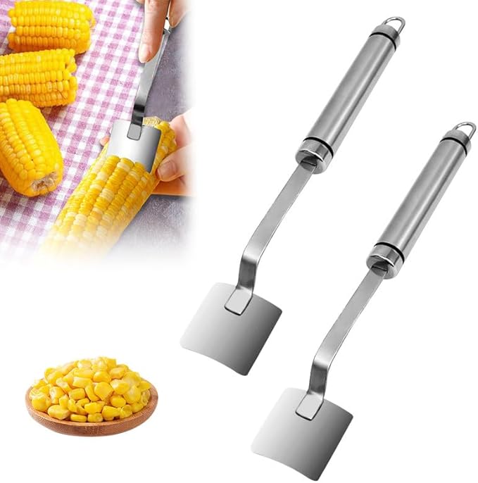 Upgraded Corn Peeler, 2026 New Stainless Steel Corn Cob Stripper Tool Corn Thresher from the Cob, Kitchen Gadget