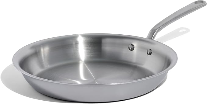 Made In Cookware - 8-Inch Stainless Steel Frying Pan - 5 Ply Stainless Clad - Professional Cookware - Crafted in Italy - Induction Compatible