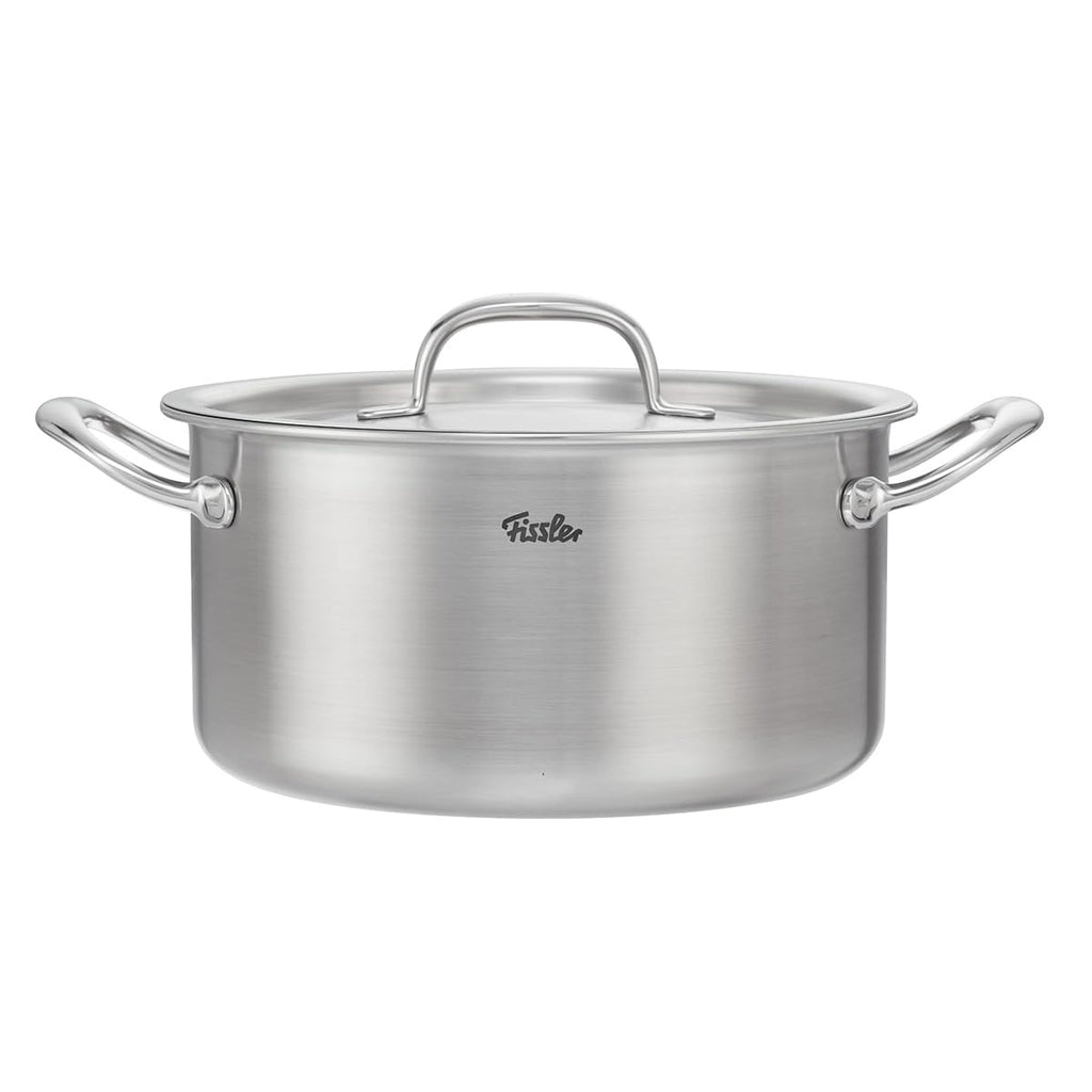 Fissler M5 Pro-Ply 5-ply Stainless Steel Stockpot, 6 Quart, with Metal Lid