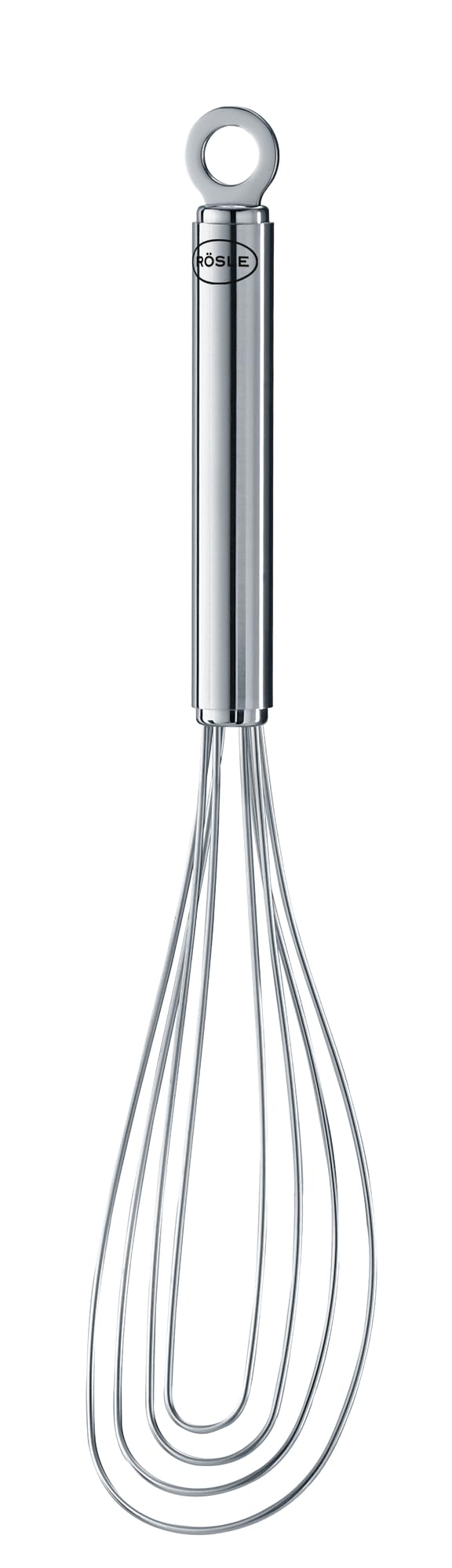 Rösle Stainless Steel Flat Whisk, 4 Wire, 10.6-inch
