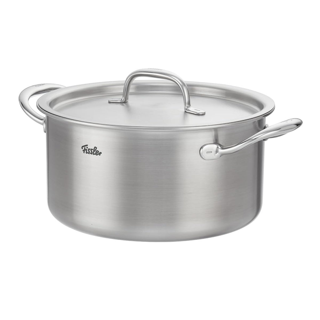 Fissler M5 Pro-Ply 5-ply Stainless Steel Stockpot, 6 Quart, with Metal Lid