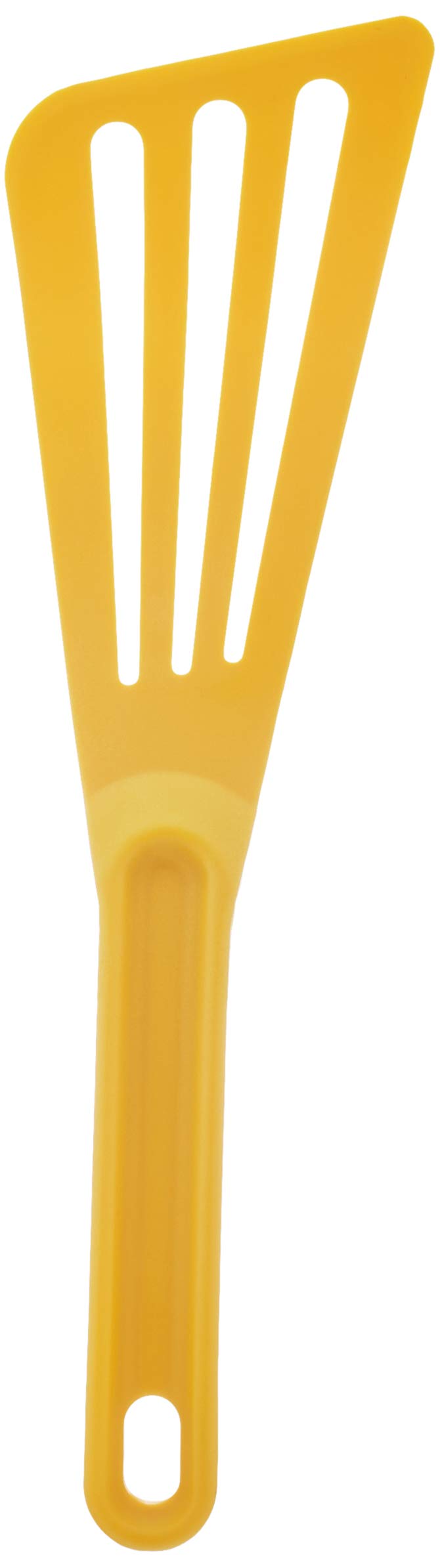 Mercer Culinary Hell's Tools Hi-Heat Slotted Spatula, 12 Inch x 3.5 Inch, Yellow