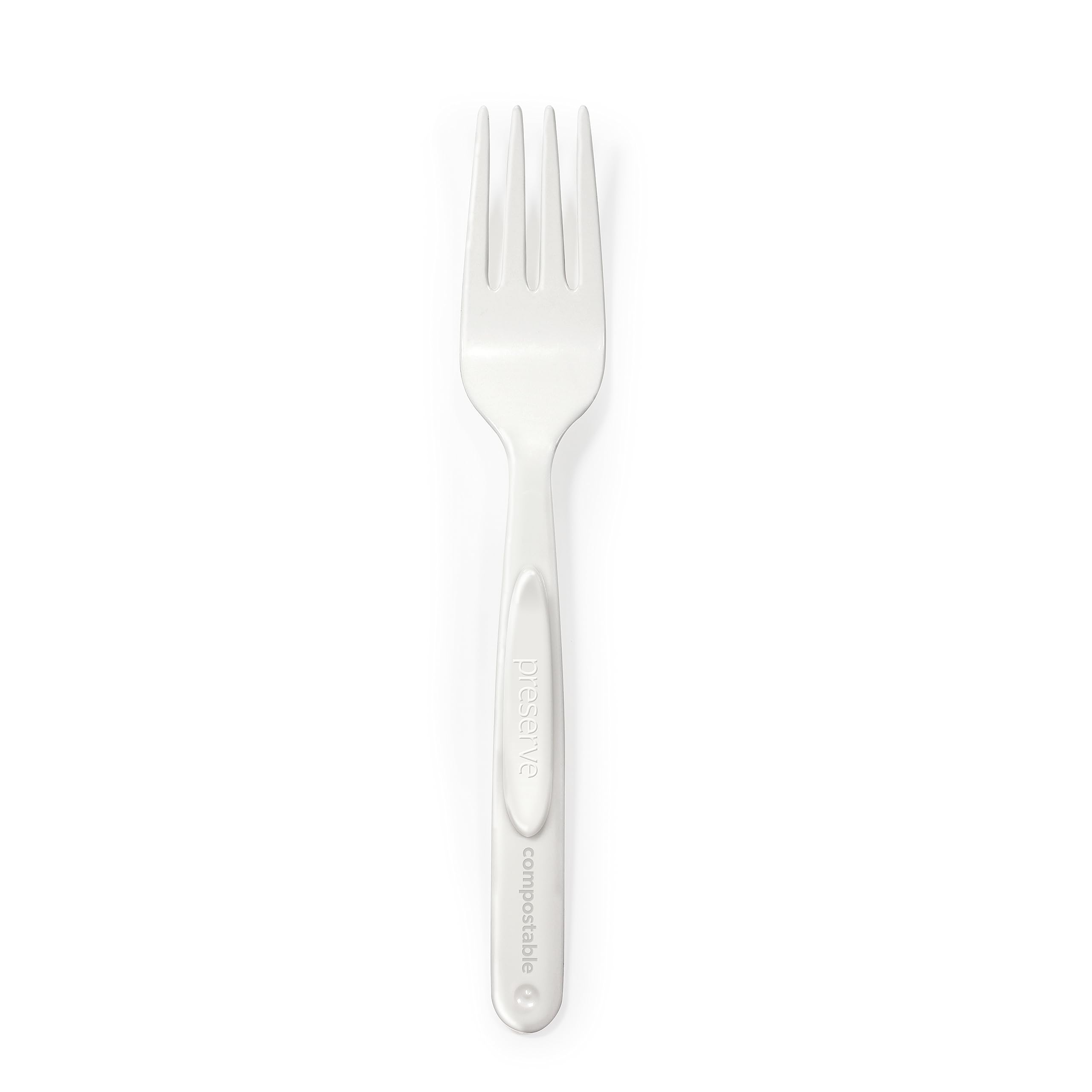 Preserve Compostable Knives, Made in USA, Medium Weight Cutlery, White