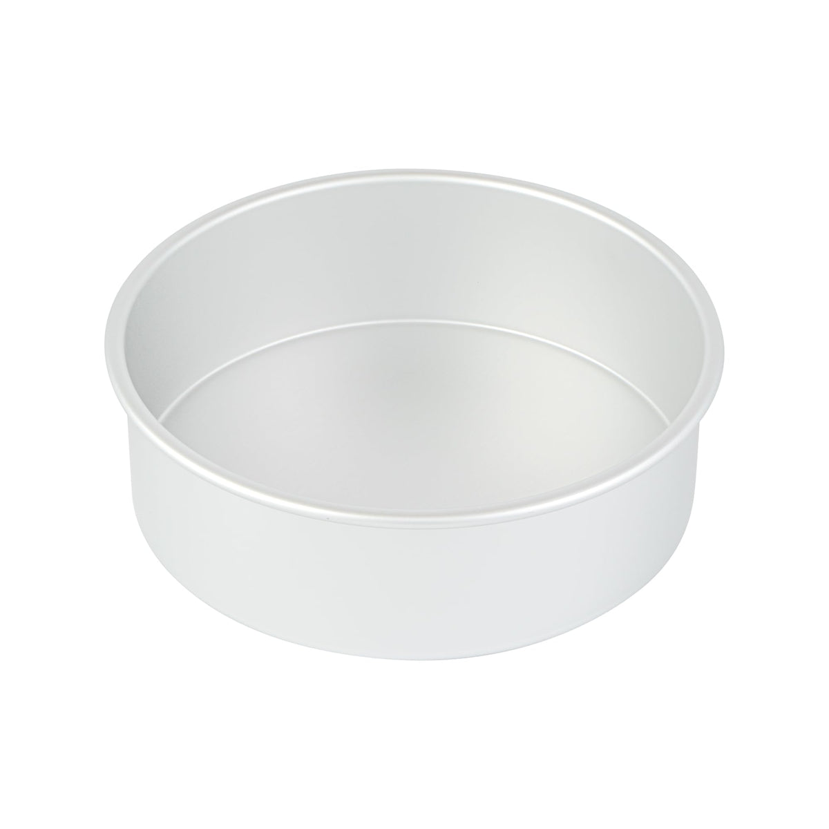 Restaurantware-Met Lux 9 x 3 Inch Straight-Sided Baking Tins, 12 Round Cake Pans - Oven-Ready, Freezable, Anodized Aluminum Round Baking Pans, Greaseproof, For Layer Birthday Cakes