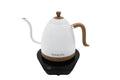 Brewista Artisan Electric Gooseneck Kettle, Water Boiler with LCD Panel, Precise Temperature Control, Fast Boiling and Keep Warm Settings for Pour-Over Coffee & Tea, Café, 1 Liter (Pearl White)
