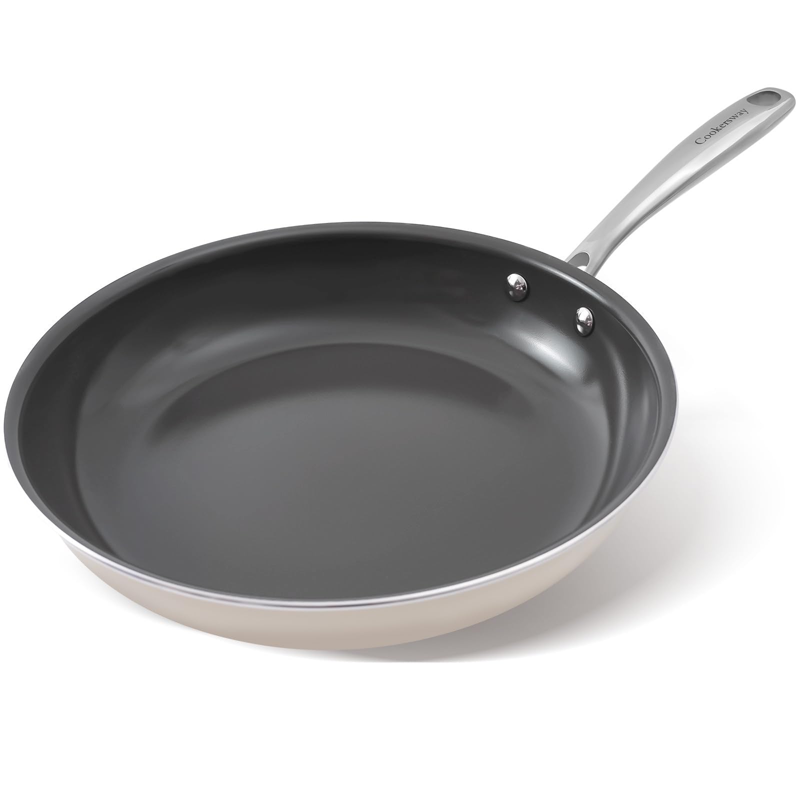 Skillet Ceramic Nonstick Frying Pans,11 Inches Non Stick Large Cooking Pan for Kitchen,PFOA PTFE PFAs Free