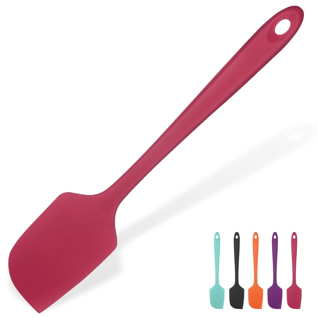 U-Taste Silicone Large Spatula, 600ºF High Temp Bowl Scraper, 11.38"/Orange