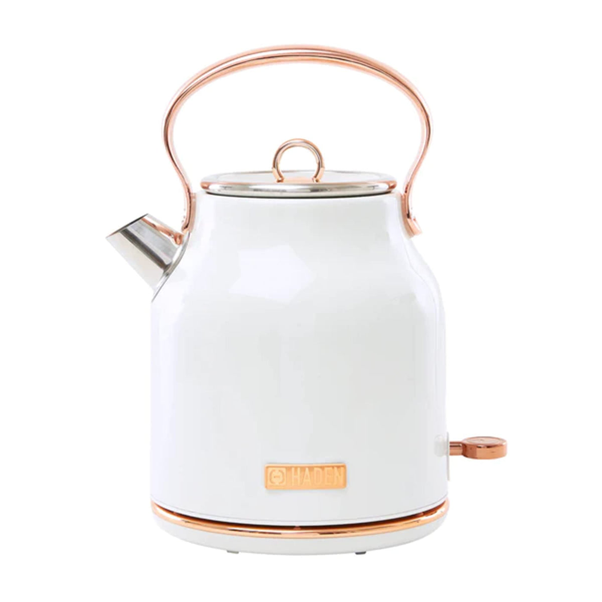 Haden Heritage 1.7 Liter Stainless Steel Electric Kettle, Hot Water Kettle