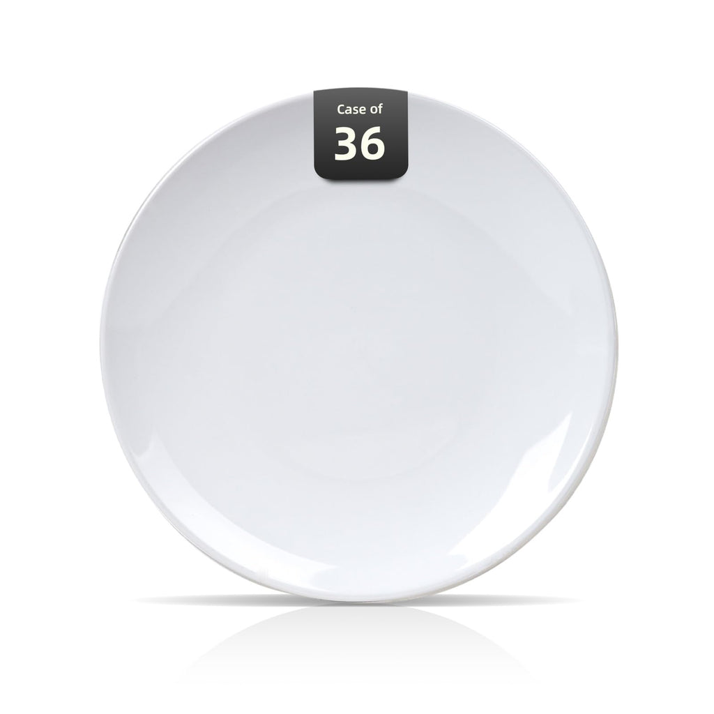 IRESTAURANT PLUS Stoneware Coupe Commercial Grade Dinnerware, Ivory, Plate 12.25", Case of 12