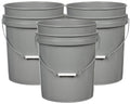 House Naturals 5 Gallon Premium HPDE Plastic Bucket - Made in USA Food Grade Container, BPA Free All Purpose Pail (5, Red)