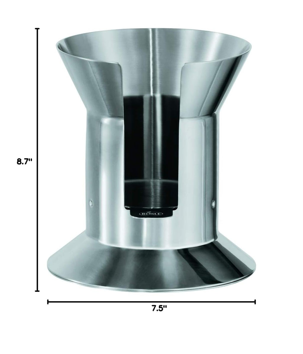 Rösle Stainless Steel Confectionary Funnel with Silicone Handle