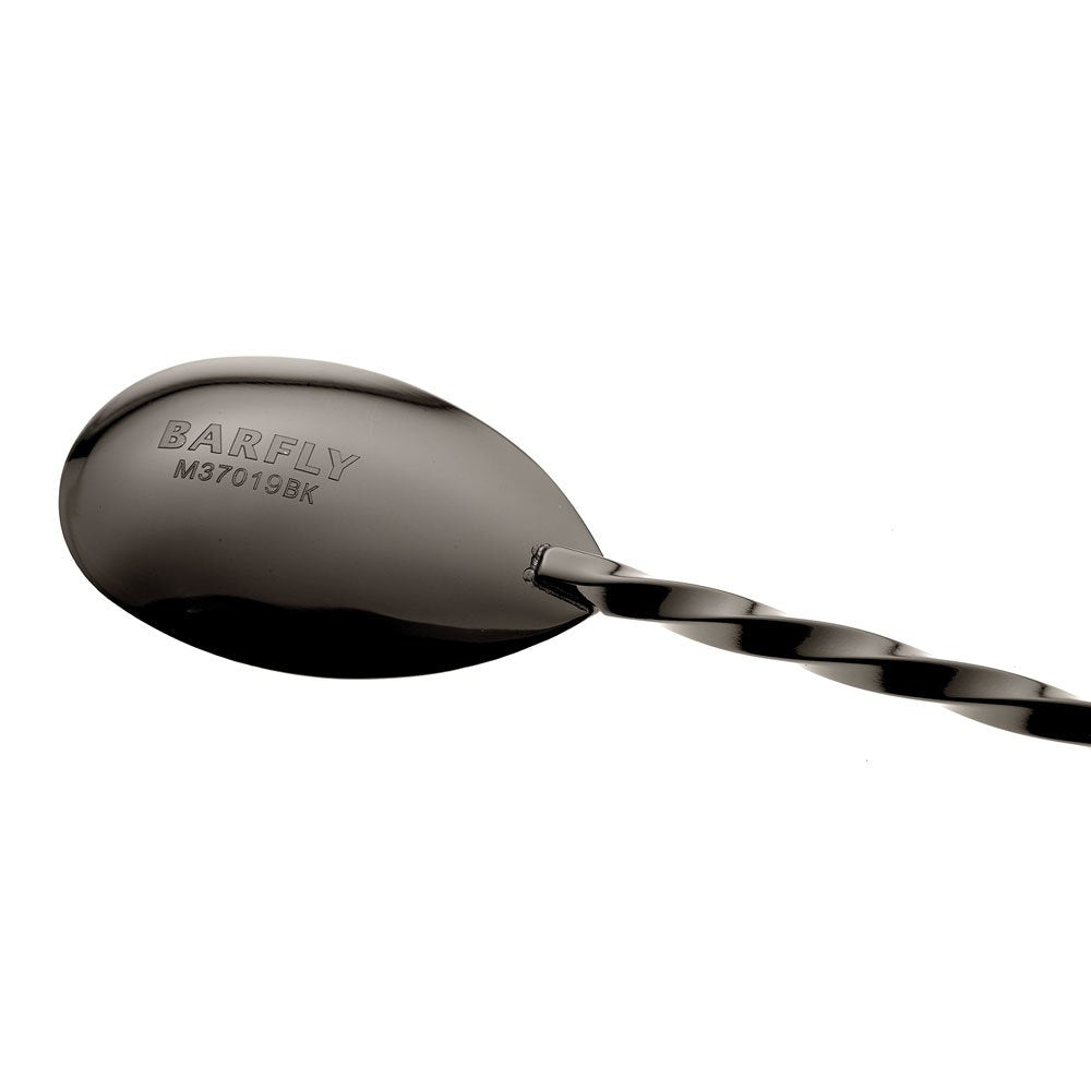 Barfly Bar Spoon with Muddler 15 3/4" (40.0 cm), (40 cm), Gun Metal Black