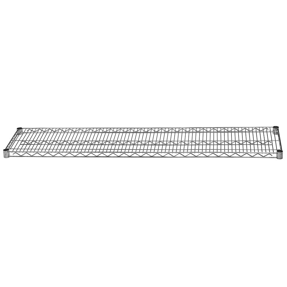 Shelving Inc. 14" d x 18" w Chrome Wire Shelving with 2 Tier Shelves
