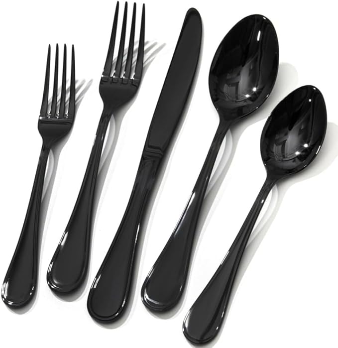 18/10 Stainless Steel Silverware Set for 4
