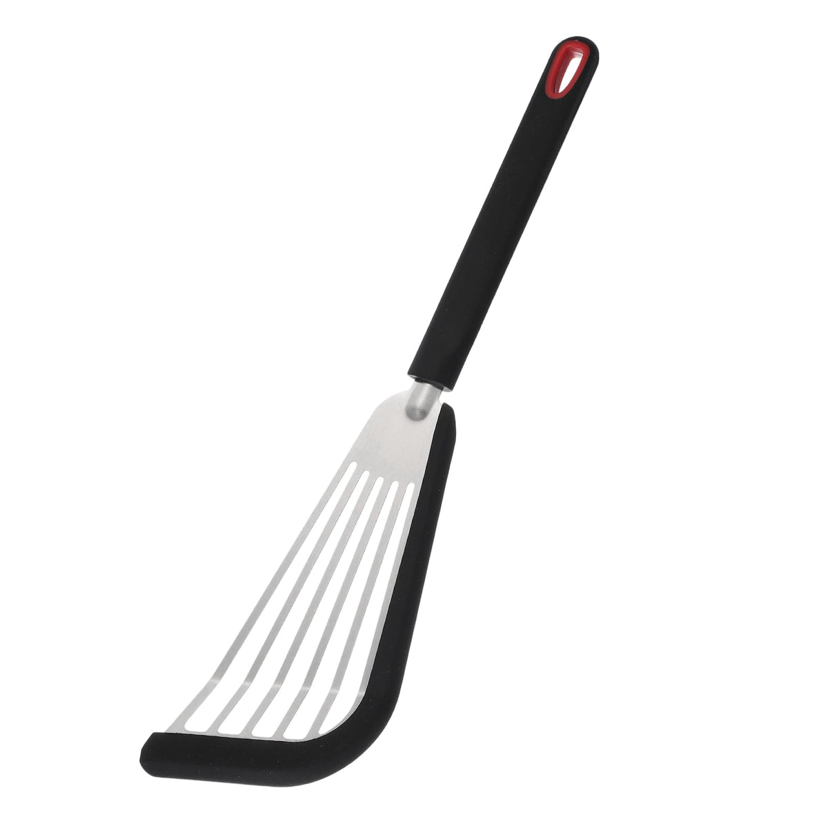 uxcell Silicone Fish Spatulas with Handle Kitchen Cooking Spatula for Egg, Fish, Pancake Green