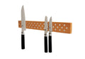 Magnetic Wooden Knife Bar Holder Strip, Cherry or Walnut, 12, 16, 20, or 24 Inch (16 Inch, Cherry)