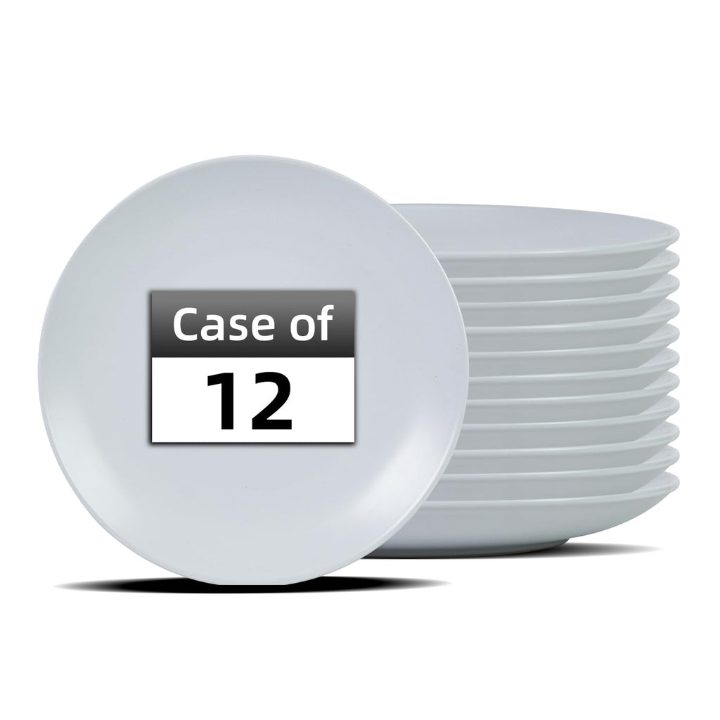 IRESTAURANT PLUS Stoneware Coupe Commercial Grade Dinnerware, Ivory, Plate 12.25", Case of 12