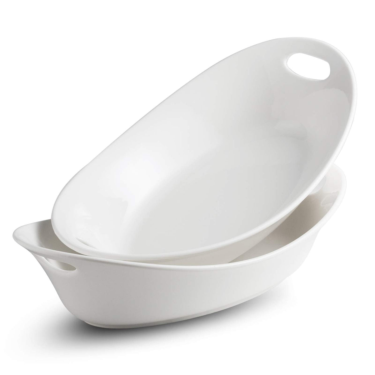 YHOSSEUN Large Serving Bowls with Handles, Serving Dishes For Entertaining