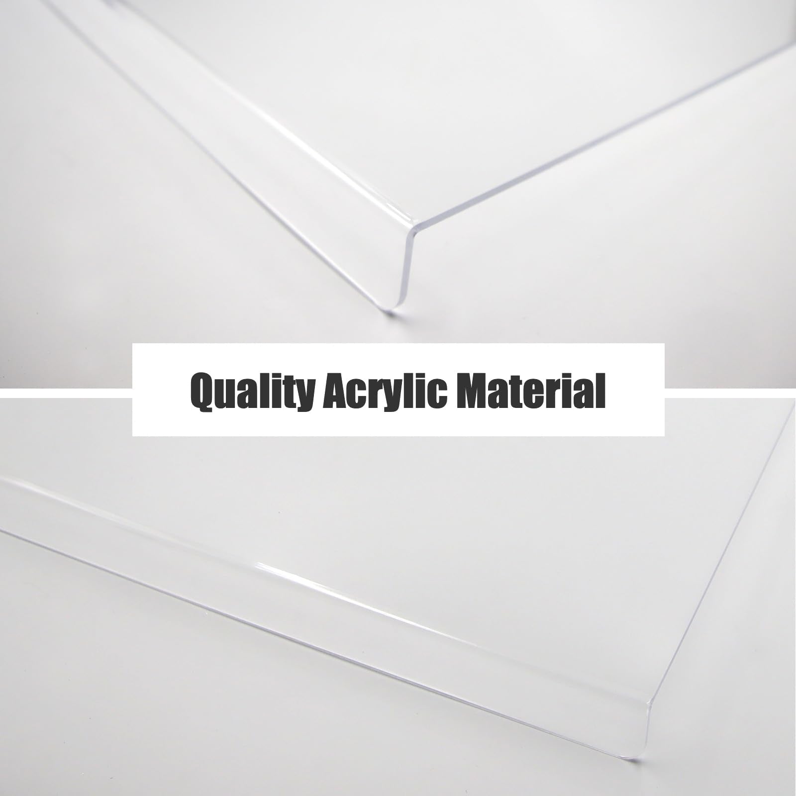 Acrylic Cutting Boards for Kitchen Counter，Clear Cutting Board for Countertop with Lip, Upgraded Thicker Non-Slip Transparent Acrylic Cutting Board for Countertop for Home (18 * 14in) (Large)