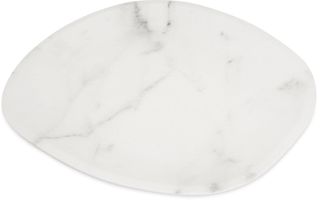 Carlisle FoodService Products Ridge Reusable Plastic Bowl Soup Bowl for Home and Restaurant, Melamine, 8 Ounces, Cement, (Pack of 24)