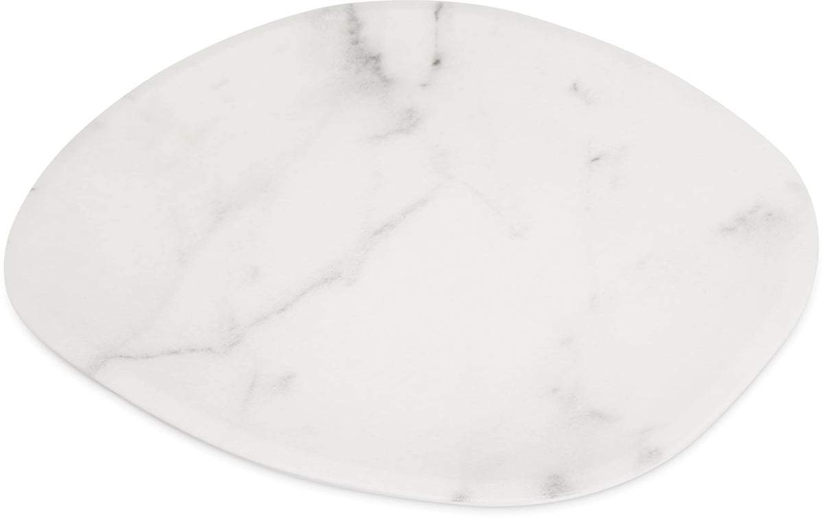Carlisle FoodService Products Ridge Reusable Plastic Bowl Soup Bowl for Home and Restaurant, Melamine, 8 Ounces, Cement, (Pack of 24)